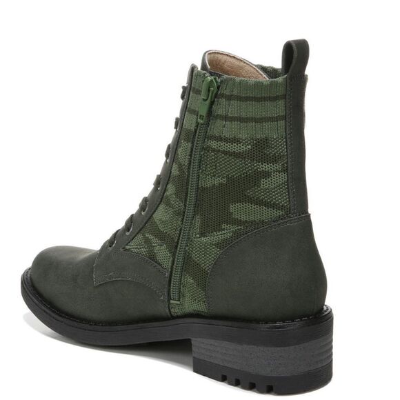 LIFESTRIDE Knockout Lace-Up Combat Boot, Comfort Boot, Green Olive, Size 8, NWT - Picture 14 of 16
